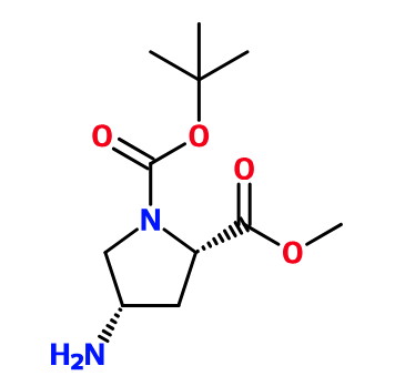 MCYA0055 Methyl 1-Boc-(2S,4S)-4-Aminopyrrolidine-2-carboxylate (image for) MCYA0055 Methyl 1-Boc-(2S,4S)-4-Aminopyrrolidine-2-carboxylate